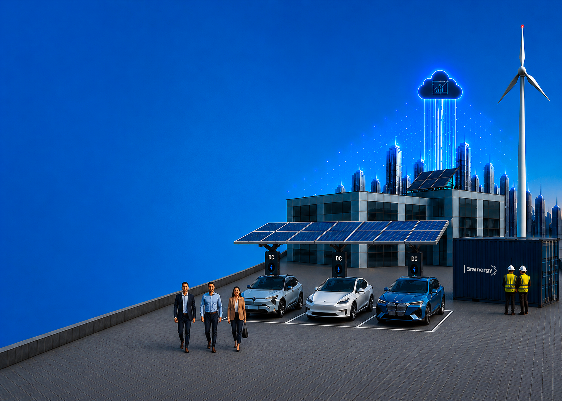 Moderní energetická infrastruktura – FVE, BESS, nabíjení EV a dispečerské řízení